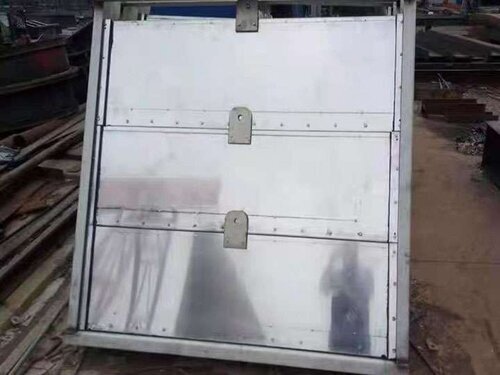 叠梁式钢制拦水闸门结构