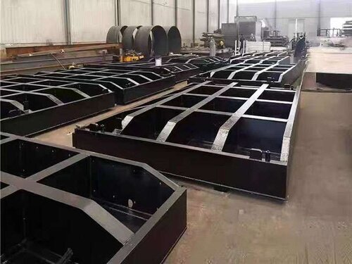 侧翻式钢制泄洪闸门 应急排水 守护河道安全 现货供应 上门安装