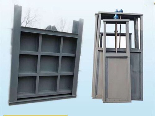 方形钢制拦水闸门