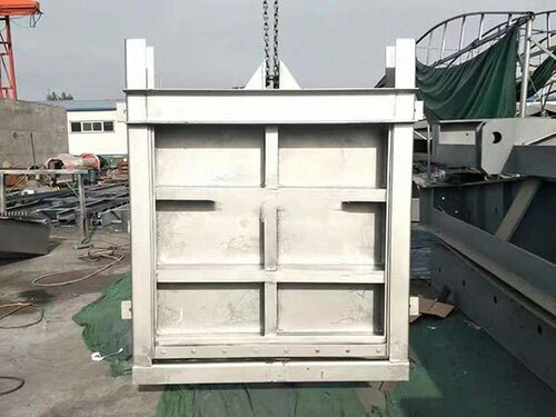 方形钢制拦水闸门 Q235B 材质 高强度抗造 厂家直供 上门测量产品实物图