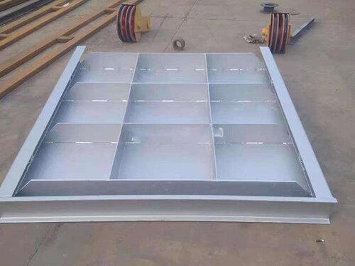 方形钢制拦水闸门源头