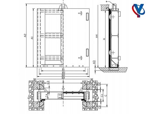 滚轮式钢制闸门 GLZ