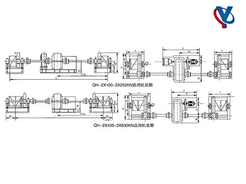 QH 弧门卷扬启闭机