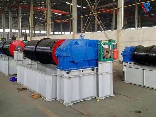 污水处理厂卷扬启闭机外型整体结构展示