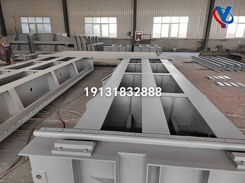 水库专用钢制拦水闸门车间加工图