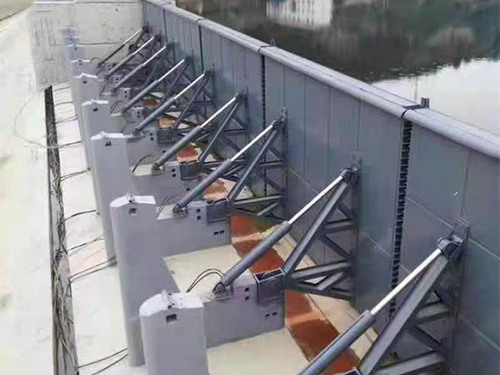 自动翻板闸门无动力水力自控渠道排灌翻板闸厂家批发整体外观 | 无动力驱动 | 闸门整体结构展示