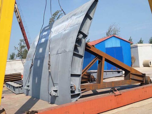 化工专用钢制闸门：耐污染工业废水处理（定制案例）整体外观 | 钢制 | 闸门整体结构展示