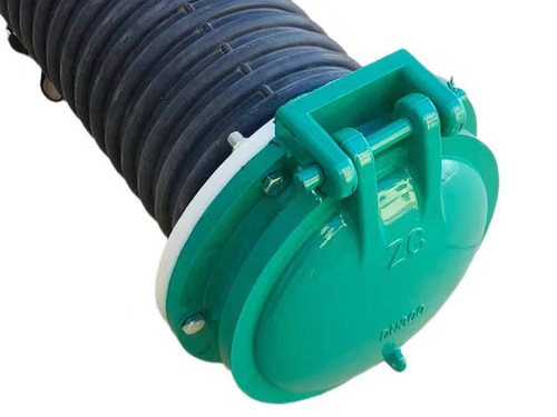 不锈钢拍门耐腐蚀耐酸碱污水处理厂防倒灌拍门现货产品实物图