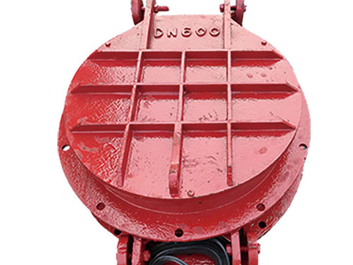 法兰式拍门安装便捷密封严工业管道拍门定制整体外观 | 通用型结构 | 拍门整体结构展示