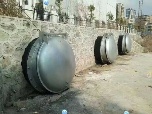 海水淡化专用拍门：强耐腐蚀沿海工程拍门（现货供应案例）整体外观 | 通用型结构 | 拍门整体结构展示