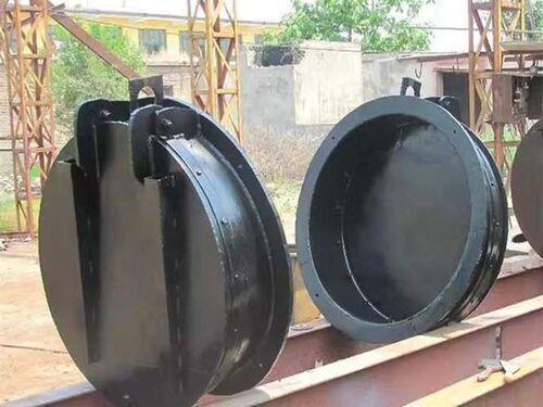 橡胶密封拍门：柔性启闭农田灌溉拍门（价格优惠案例）整体外观 | 橡胶 | 拍门整体结构展示