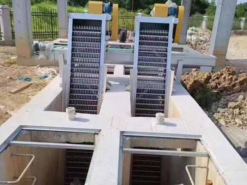 化工废水耐酸碱清污机：防腐蚀工业污水除污设备（直供案例）整体外观 | 通用型结构 | 水利设备整体结构展示