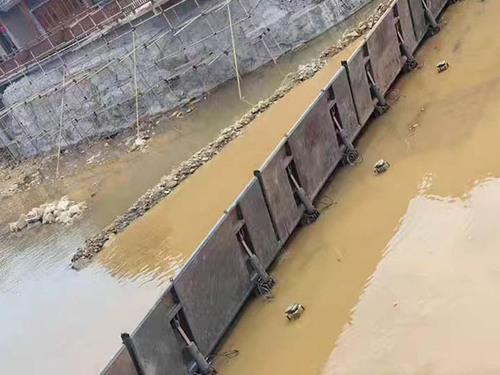 农田灌溉液压坝：准确控水灌区渠道（厂家批发案例）案例实景图