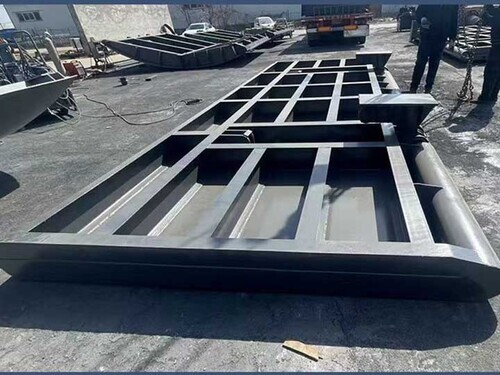 乡村河道液压坝（小型经济款）：农村水利适配（现货直供案例）案例实景图