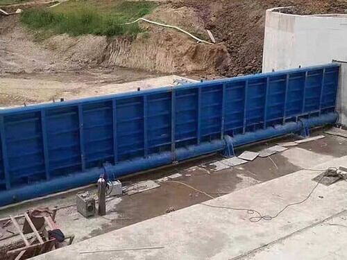 液压翻板坝自动泄洪防倒灌灌区供水液压坝批发应用实拍 | 适配通用场景 | 安装使用场景展示