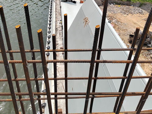 景观液压坝（10 米宽）：造型美观城市水系整体外观 | 液压驱动 | 液压坝整体结构展示