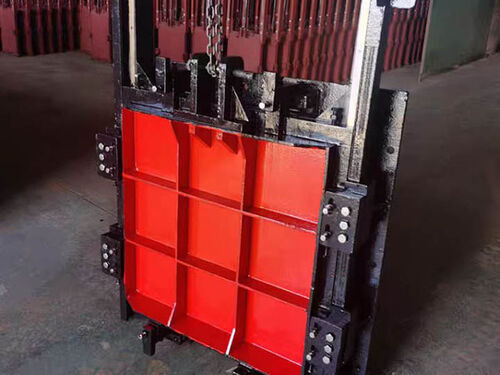 弧形铸铁闸门：抗水流冲击水电站溢洪道专用（价格参考案例）案例实景图