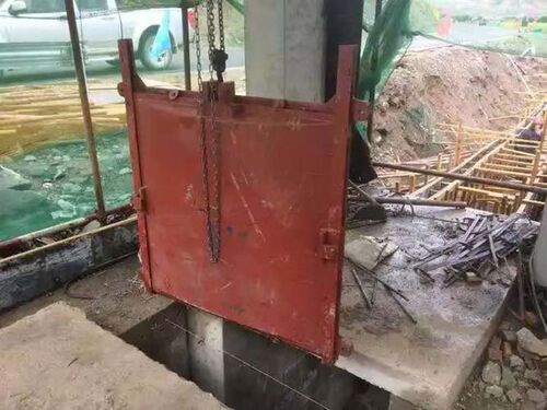 组装式铸铁闸门：运输方便偏远地区水利工程（现货案例）整体外观 | 铸铁 | 闸门整体结构展示